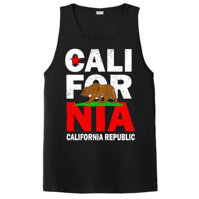 Cali California Republic Logo PosiCharge Competitor Tank