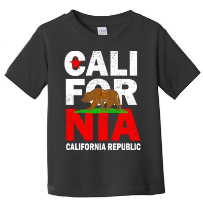 Cali California Republic Logo Toddler T-Shirt