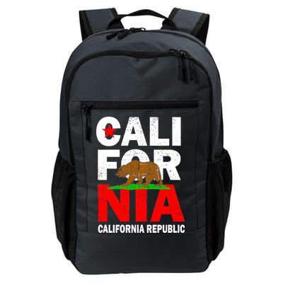 Cali California Republic Logo Daily Commute Backpack