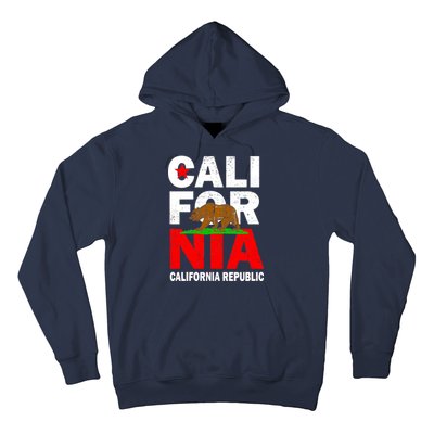 Cali California Republic Logo Hoodie