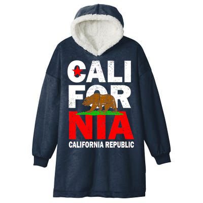 Cali California Republic Logo Hooded Wearable Blanket