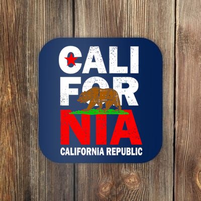 Cali California Republic Logo Coaster