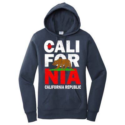 Cali California Republic Logo Women's Pullover Hoodie