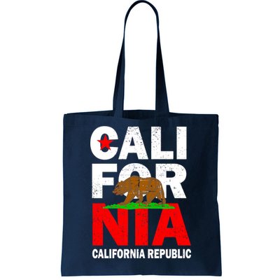 Cali California Republic Logo Tote Bag