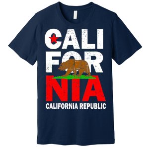 Cali California Republic Logo Premium T-Shirt