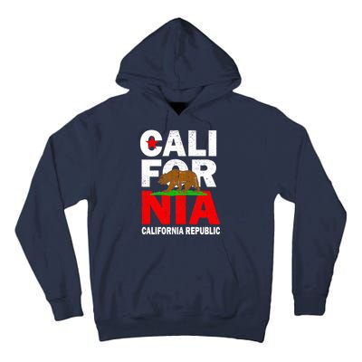 Cali California Republic Logo Tall Hoodie