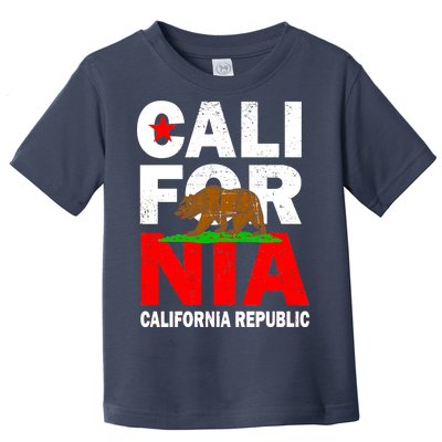 Cali California Republic Logo Toddler T-Shirt