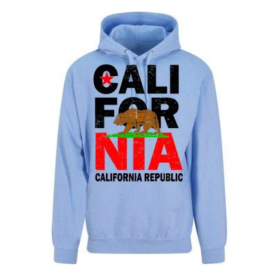 Cali California Republic Logo Unisex Surf Hoodie