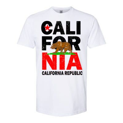 Cali California Republic Logo Softstyle® CVC T-Shirt