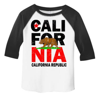 Cali California Republic Logo Toddler Fine Jersey T-Shirt