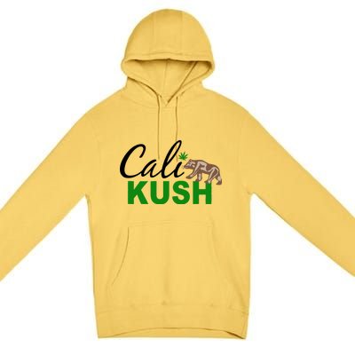 Cali Kush Weed California Republic Premium Pullover Hoodie