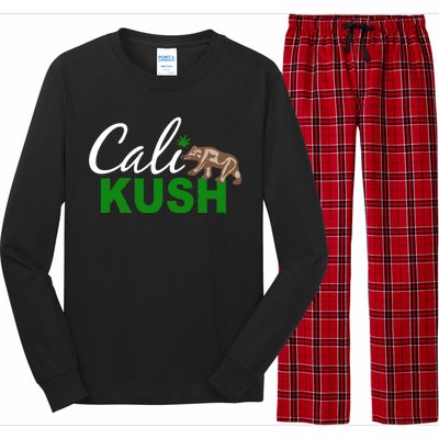 Cali Kush Weed California Republic Long Sleeve Pajama Set