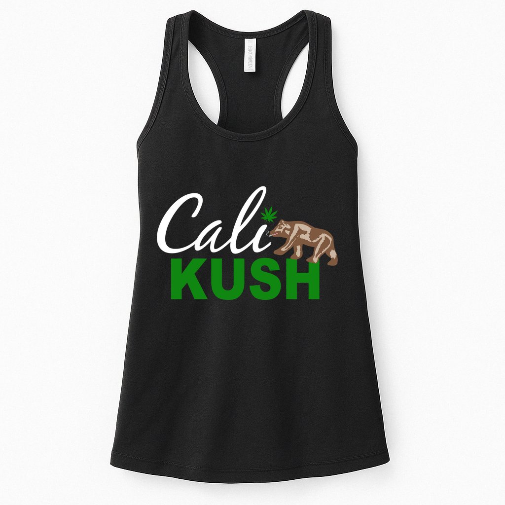 Cali Kush Weed California Republic Womens Tank Top