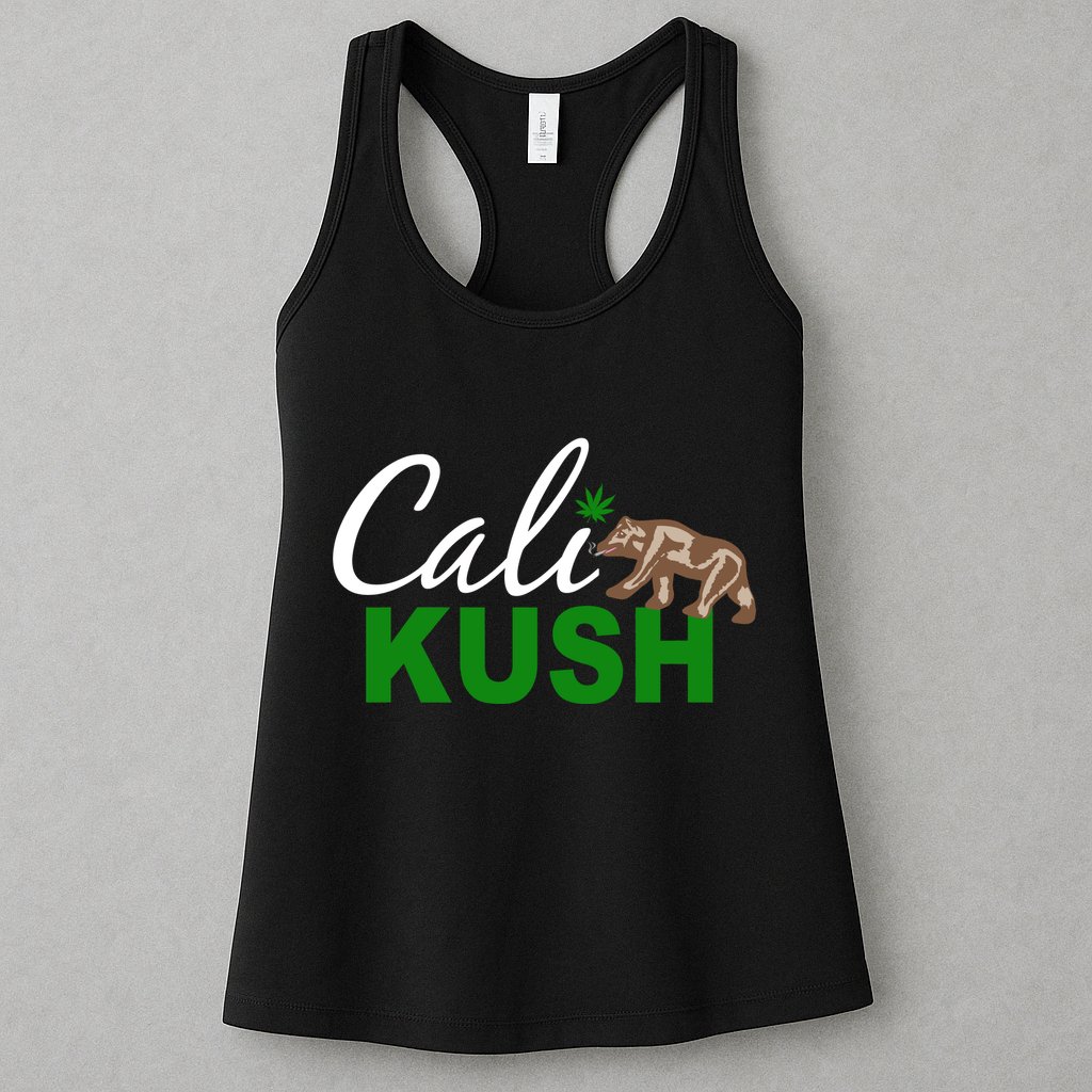 Cali Kush Weed California Republic Womens Tank Top