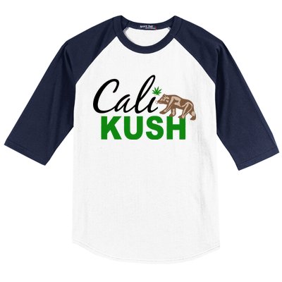 Cali Kush Weed California Republic Baseball Sleeve Shirt