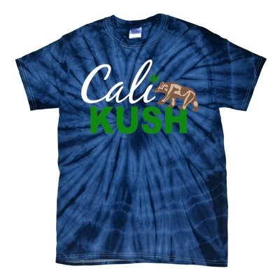 Cali Kush Weed California Republic Tie-Dye T-Shirt