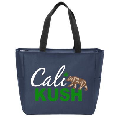 Cali Kush Weed California Republic Zip Tote Bag