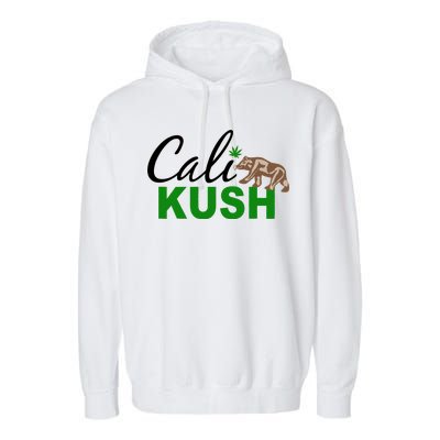 Cali Kush Weed California Republic Garment-Dyed Fleece Hoodie