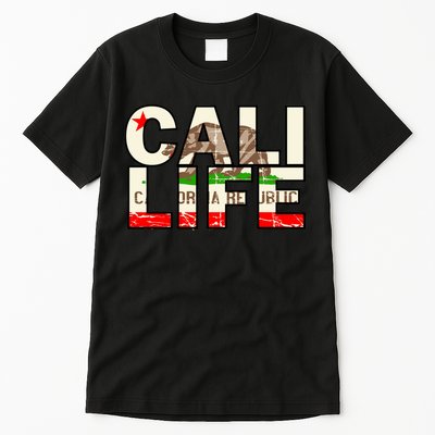 Cali Life Logo Flag Tall T-Shirt