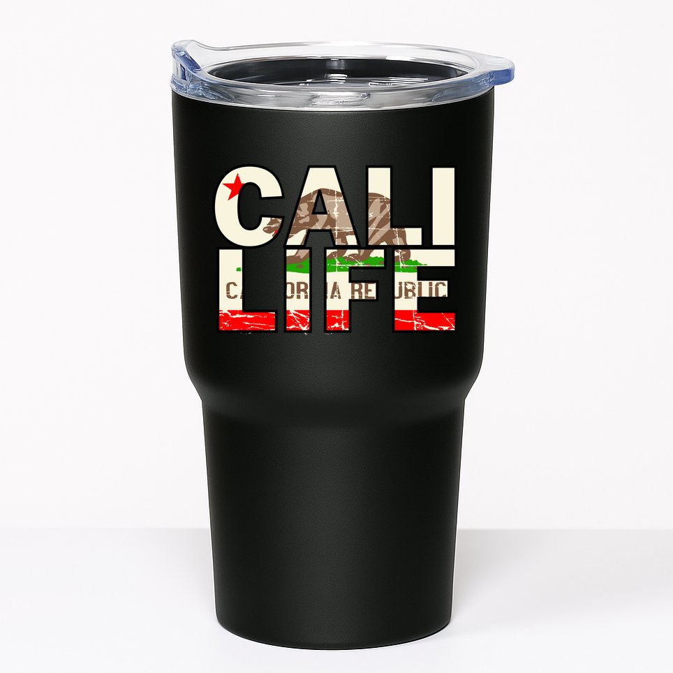 Cali Life Logo Flag Tumbler
