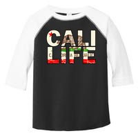 Cali Life Logo Flag Toddler Fine Jersey T-Shirt