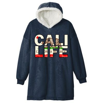 Cali Life Logo Flag Hooded Wearable Blanket