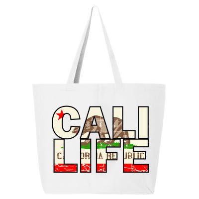 Cali Life Logo Flag 25L Jumbo Tote