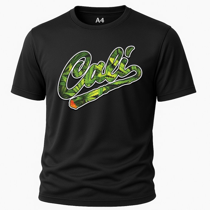 Cali Weed Cooling Performance Crew T-Shirt