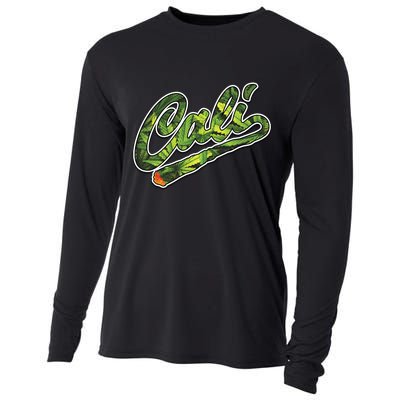 Cali Weed Cooling Performance Long Sleeve Crew