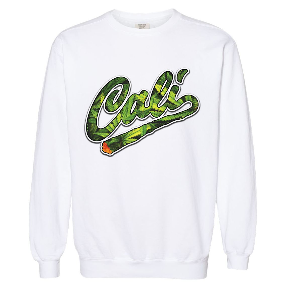 Cali Weed Garment-Dyed Sweatshirt