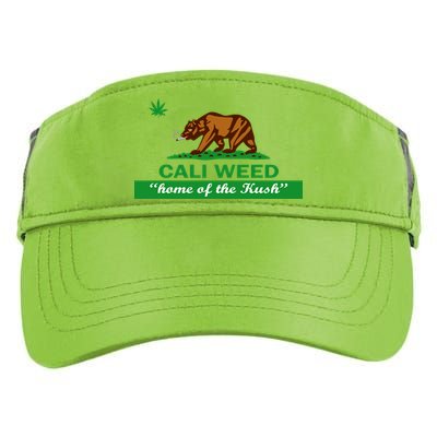 Cali Weed California Republic Flag Adult Drive Performance Visor