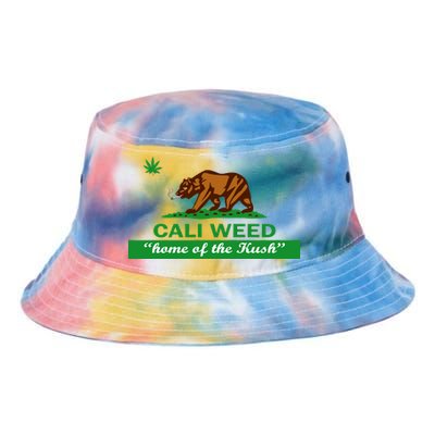 Cali Weed California Republic Flag Tie Dye Newport Bucket Hat