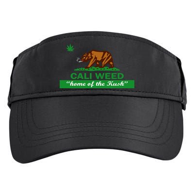 Cali Weed California Republic Flag Adult Drive Performance Visor