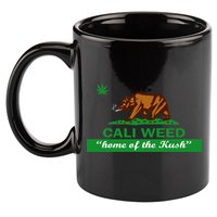 Cali Weed California Republic Flag 11oz C Handle Ceramic Mug
