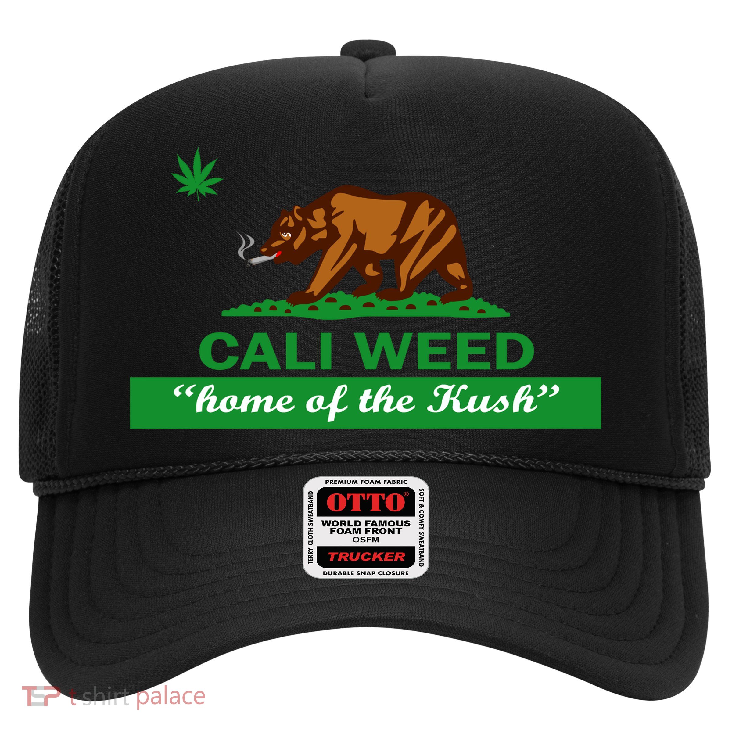 Cali Weed California Republic Flag Trucker Hat