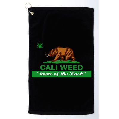 Cali Weed California Republic Flag Platinum Collection Golf Towel