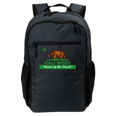 Cali Weed California Republic Flag Daily Commute Backpack