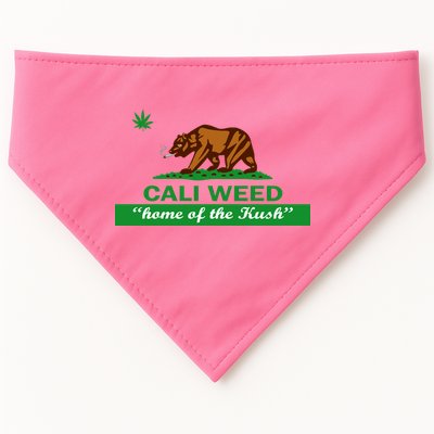 Cali Weed California Republic Flag USA-Made Doggie Bandana