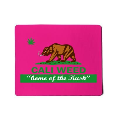 Cali Weed California Republic Flag Mousepad