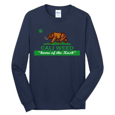 Cali Weed California Republic Flag Tall Long Sleeve T-Shirt