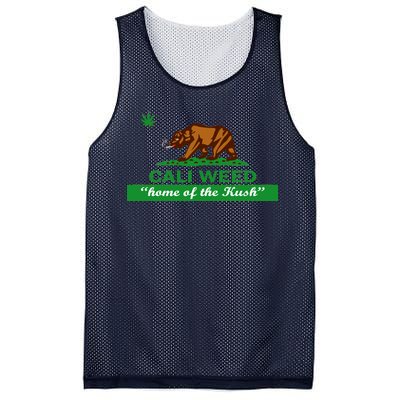 Cali Weed California Republic Flag Mesh Reversible Basketball Jersey Tank