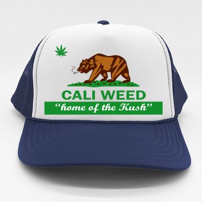 Cali Weed California Republic Flag Trucker Hat