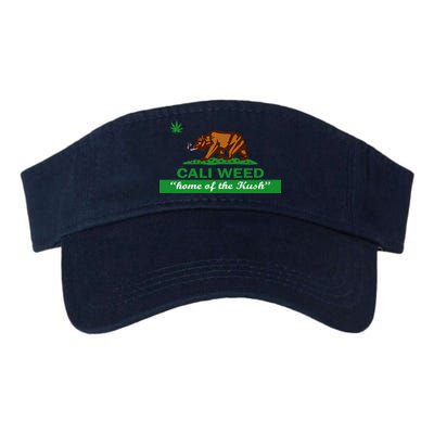 Cali Weed California Republic Flag Valucap Bio-Washed Visor