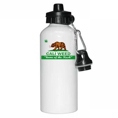 Cali Weed California Republic Flag Aluminum Water Bottle