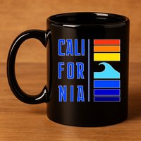 California 11oz C Handle Ceramic Mug