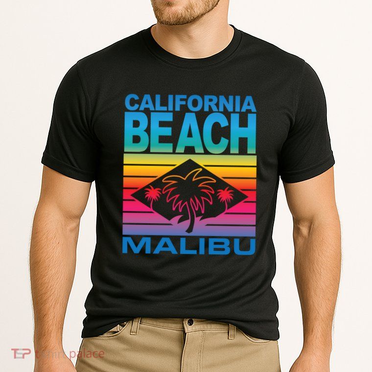 California Beach Retro Vibes Performance Shirt