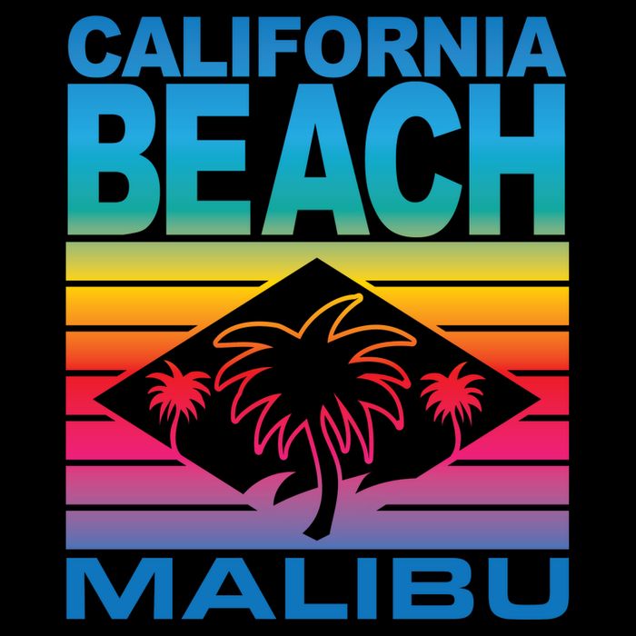 California Beach Retro Vibes Hoodie