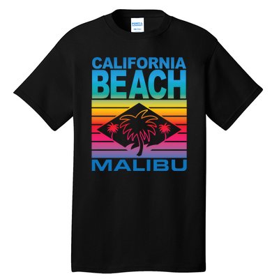 California Beach Retro Vibes Tall T-Shirt