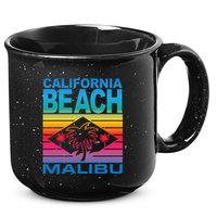 California Beach Retro Vibes 15oz Campfire Ceramic Mug