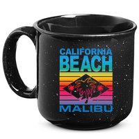 California Beach Retro Vibes 15oz Campfire Ceramic Mug